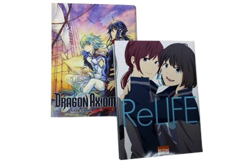 Manga comics are mainly printed in softcover books fully colored printed on the front and back.