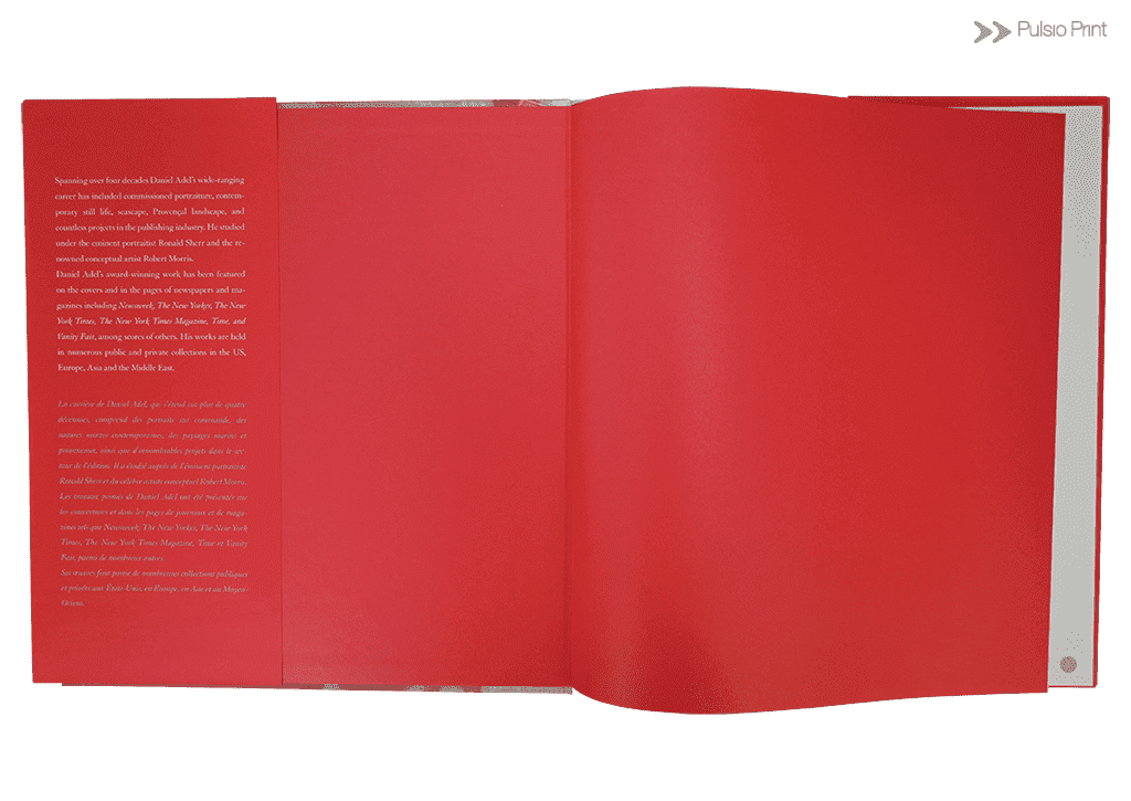 Custom Art Book – Plum Print